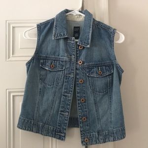 GAP jean denim vest